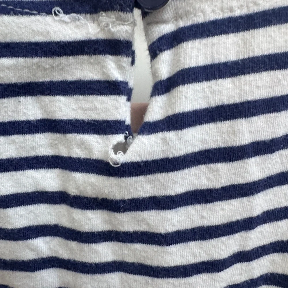 Carter's 3T Girls Navy and White Striped Tank Top High Low Dress
